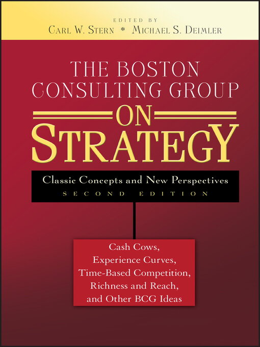Cover image for The Boston Consulting Group on Strategy